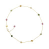 Collier Fleurs en Tourmaline – Argent 925 Plaqué Or - Instinct-AD