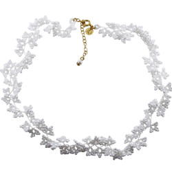 Collier de mariée en dentelle – Haute joaillerie textile  Instinct-ad