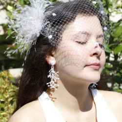 Boucles d'oreilles mariage - Collection étincelles de bonheur