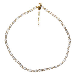Collier dentelle perles mariage - Collection étincelles de bonheur