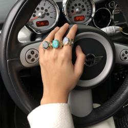 Bague ethnique argent 925 et lapis-lazuli – CANYON