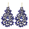 Boucles d’oreilles dentelle de frivolité -  Haute joaillerie textile