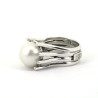Bague en argent 925 avec perle blanche – BRUNO DA ROCHA