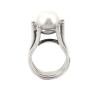 Bague en argent 925 avec perle blanche – BRUNO DA ROCHA