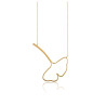 Collier feuille de ginkgo argent 925 plaqué or – BRUNO DA ROCHA