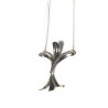 Collier sautoir argent 925 à motifs inversés – Bijou contemporain
