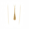 Collier goutte plaqué or & saphirs – Argent 925 | BRUNO DA ROCHA