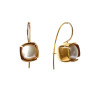 Boucles d’oreilles tulipe argent 925 plaqué or & perle baroque – Bruno Da Rocha