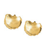 Boucles d’oreilles feuille de nénuphar argent 925 plaqué or – BRUNO DA ROCHA