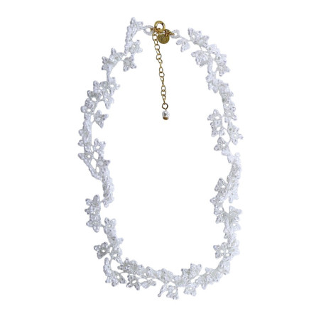 Collier de mariée en dentelle – Haute joaillerie textile  Instinct-ad