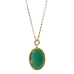 Collier CALLISTO Quartz vert