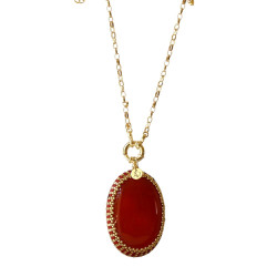 Collier CALLISTO Cornaline