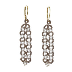 Boucles d'Oreilles CHICOREE perles