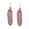 Boucles d'Oreilles CHICOREE Grenat