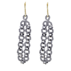 Boucles d'Oreilles CHICOREE Hématite