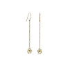 Boucles d'Oreilles FLEURETTE CHAÎNE Perles