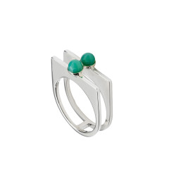 Bague AELA Calcédoine