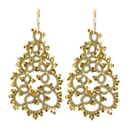 Boucles d’oreilles dentelle – Perles Miyuki | Bijoux artisanaux France