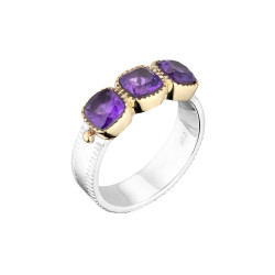 Bague CYCLAMEN Amethyste
