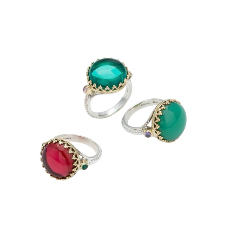 Bague SINGING Cristal rouge