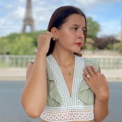 Bague SINGING Cristal turquoise