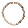 Collier Madeline en frivolité et Tourmaline | Ras de cou artisanal