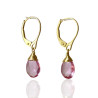 Boucles d'oreilles Tourmaline Rose - Instinct AD