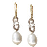 Boucles d’oreilles perle baroque fait main en France