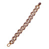 Bracelet dentelle haute joaillerie textile - Bijou artisanal fait main