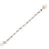 Bracelet dentelle haute joaillerie textile - Bijou artisanal fait main