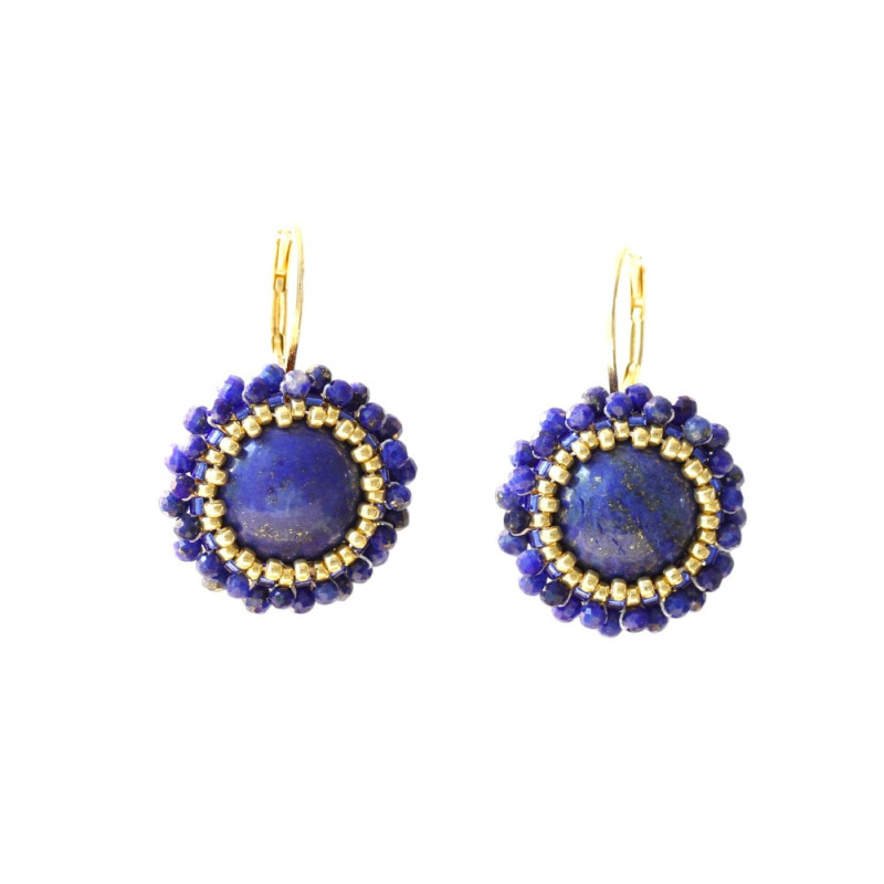 Boucles d’oreilles en argent 925 plaqué or 3 microns - fait main