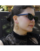 Boucles d’oreilles artisanales fabriquées à la main en France